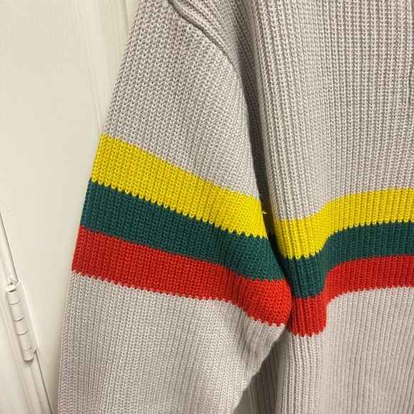 Supreme Small Box Striped Polo Sweater - Picture 7 of 15